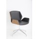 tweedehands - gebruikt - refurbished Boss Design Kruze Fauteuil Walnoot Kuipstoelen