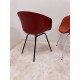 tweedehands - gebruikt - refurbished Hay AAC22 About a Chair red metal base Bucket seat chairs