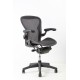 tweedehands - gebruikt - refurbished Herman Miller Aeron Office Chair Size A GRaphite 24 hours chair