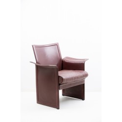 Matteo Grassi Korium Lounge Fauteuil Bordeaux