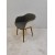 Muuto Fiber Armchair wit grijs eiken frame