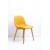 Muuto Fiber Sidechair Yellow Leather