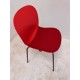 tweedehands - gebruikt - refurbished Profim RBM Noor 6050S 4leg chair red Bucket seat chairs