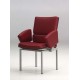 tweedehands - gebruikt - refurbished Sicame Essential eetkamerstoel 4poot rood leer 4-poot stoelen