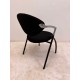 tweedehands - gebruikt - refurbished Vepa Alpine stacking chair black in good condition Canteen chairs