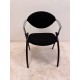 tweedehands - gebruikt - refurbished Vepa Alpine stacking chair black in good condition Canteen chairs