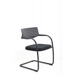 Vitra VisaVis Sledestoel Zwart Frame