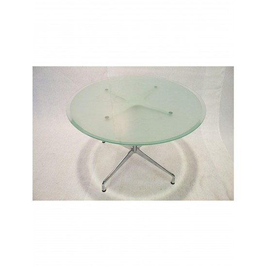 tweedehands - gebruikt - refurbished Vitra Eames Contract Table Glas Bijzettafel