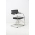 Vitra VisaVis Sledestoel Leer Chrome