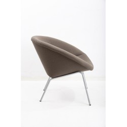 Walter Knoll 369 fauteuil taupe stof