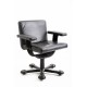 tweedehands - gebruikt - refurbished Molteni Bureaustoel zwart leer Bureaustoelen